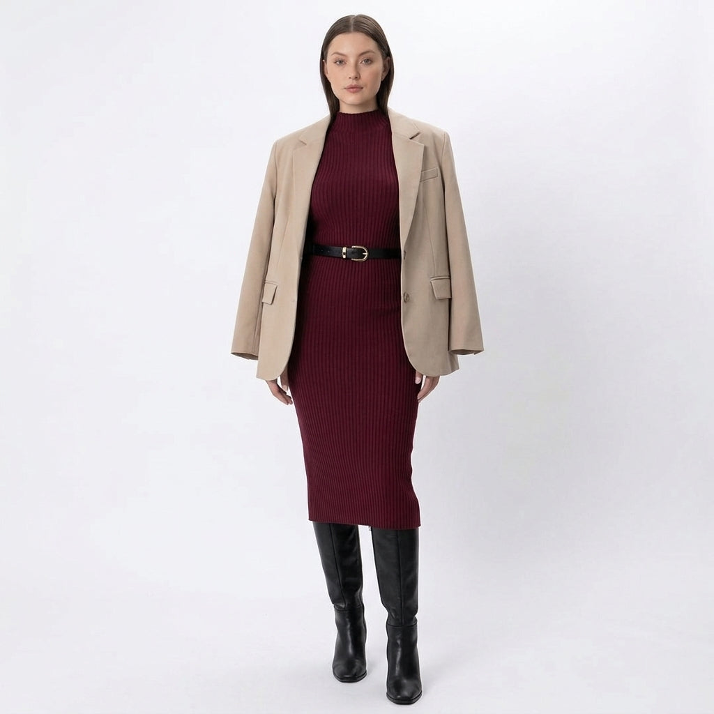 Vestidos Midi y de Punto