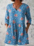 Melani | Blusa larga con escote en V