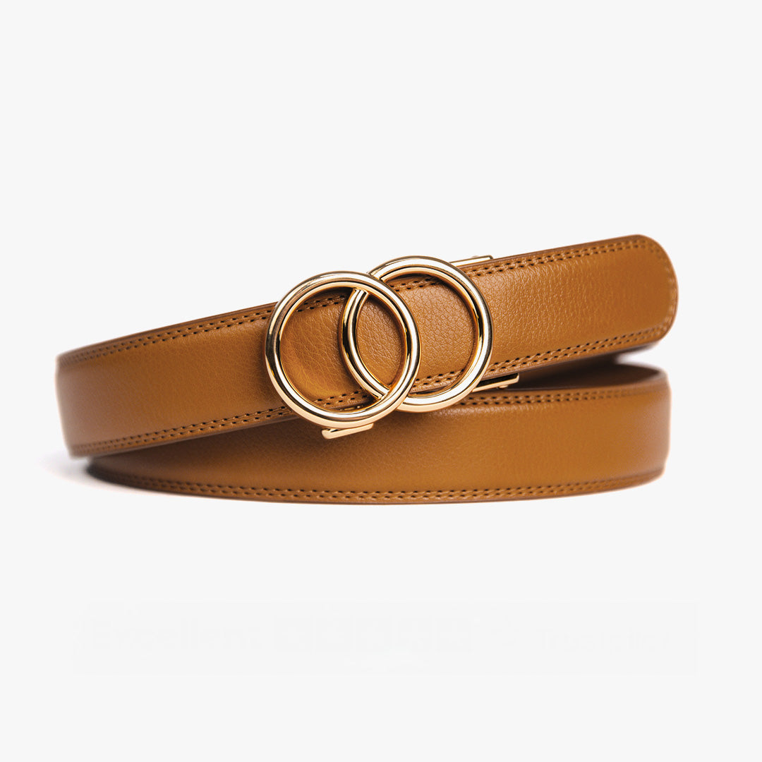 CINTURON MODERNO | COGNAC