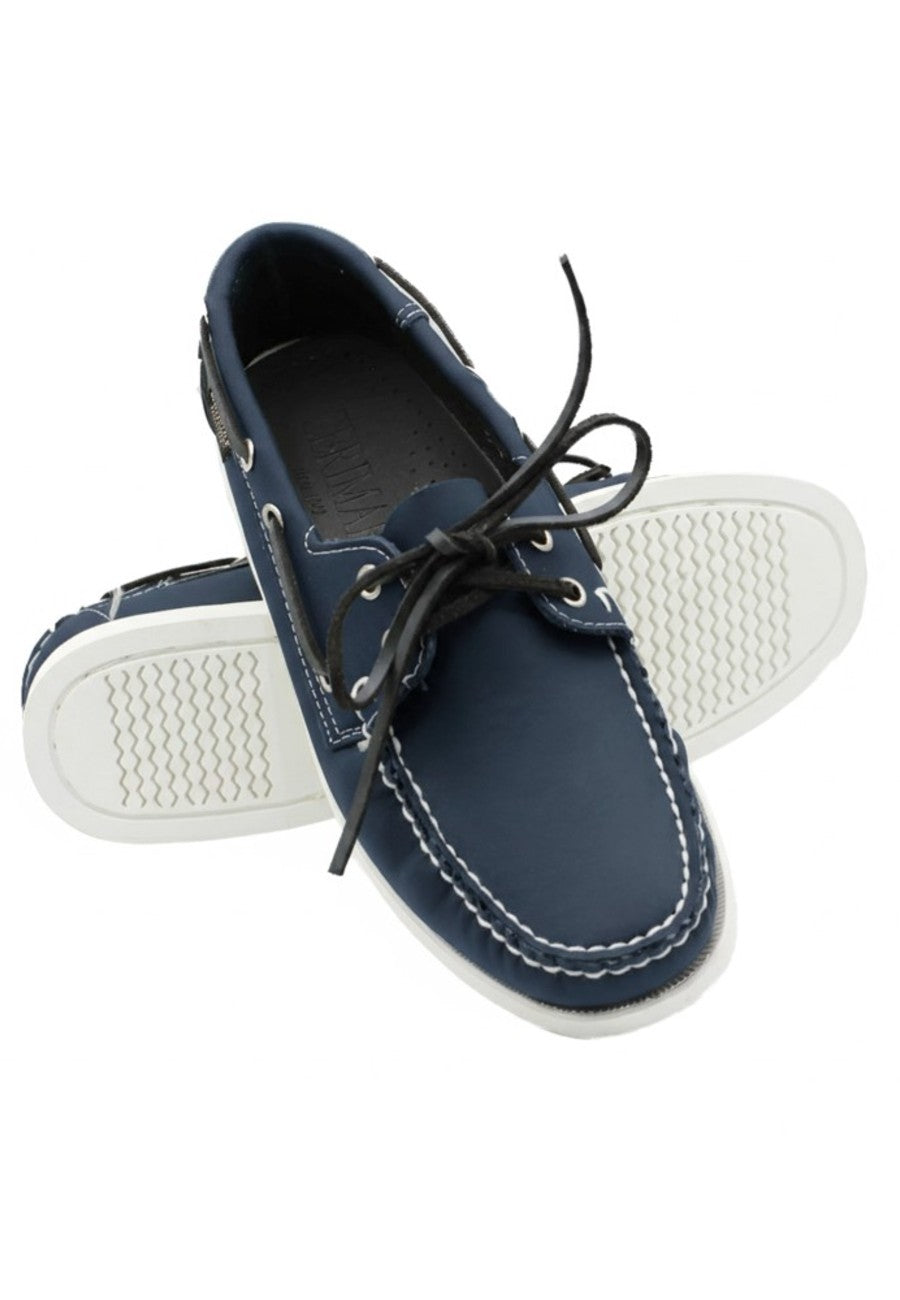 Nauticos de piel suave azules de hombre tallas de la 40 a la 47