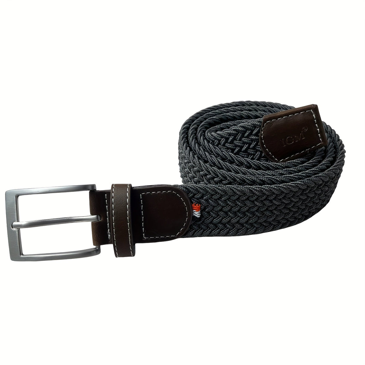 Cinturón tejido informal para hombre