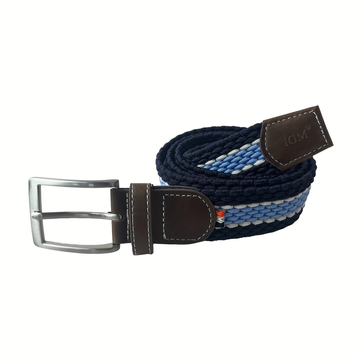 Cinturón tejido informal para hombre