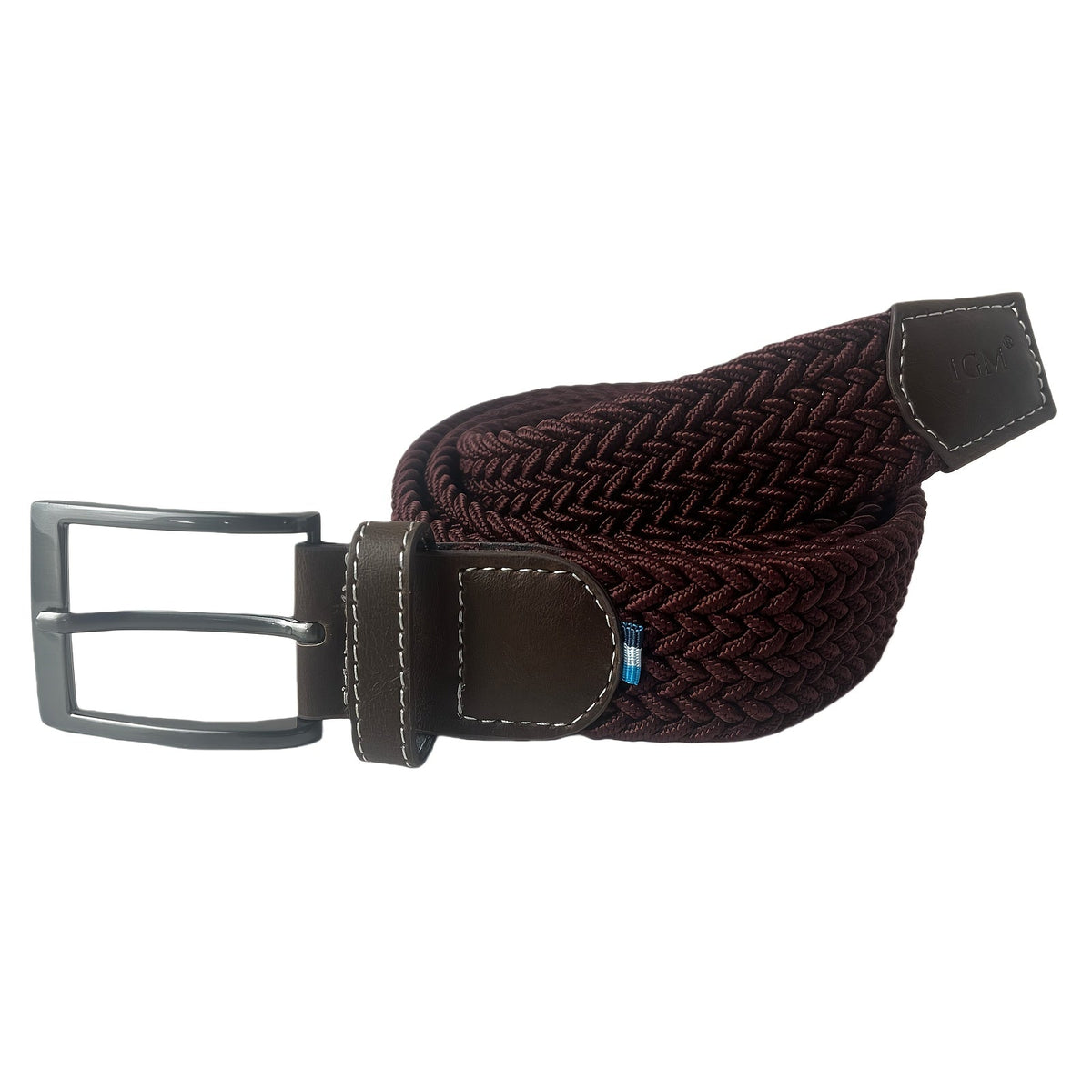 Cinturón tejido informal para hombre