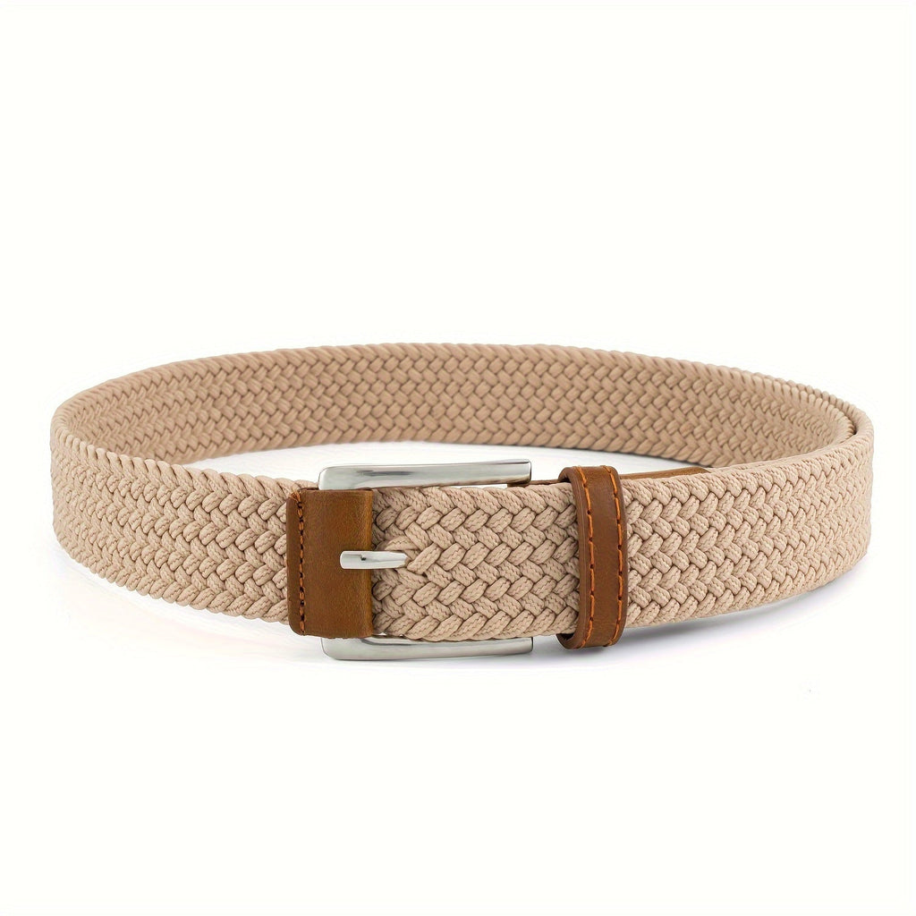 Cinturón trenzado ajustable para hombre