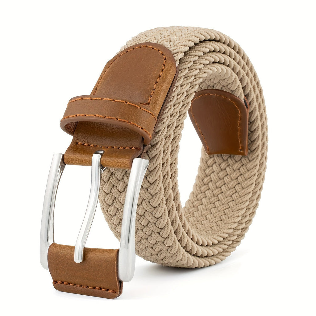Cinturón trenzado ajustable para hombre