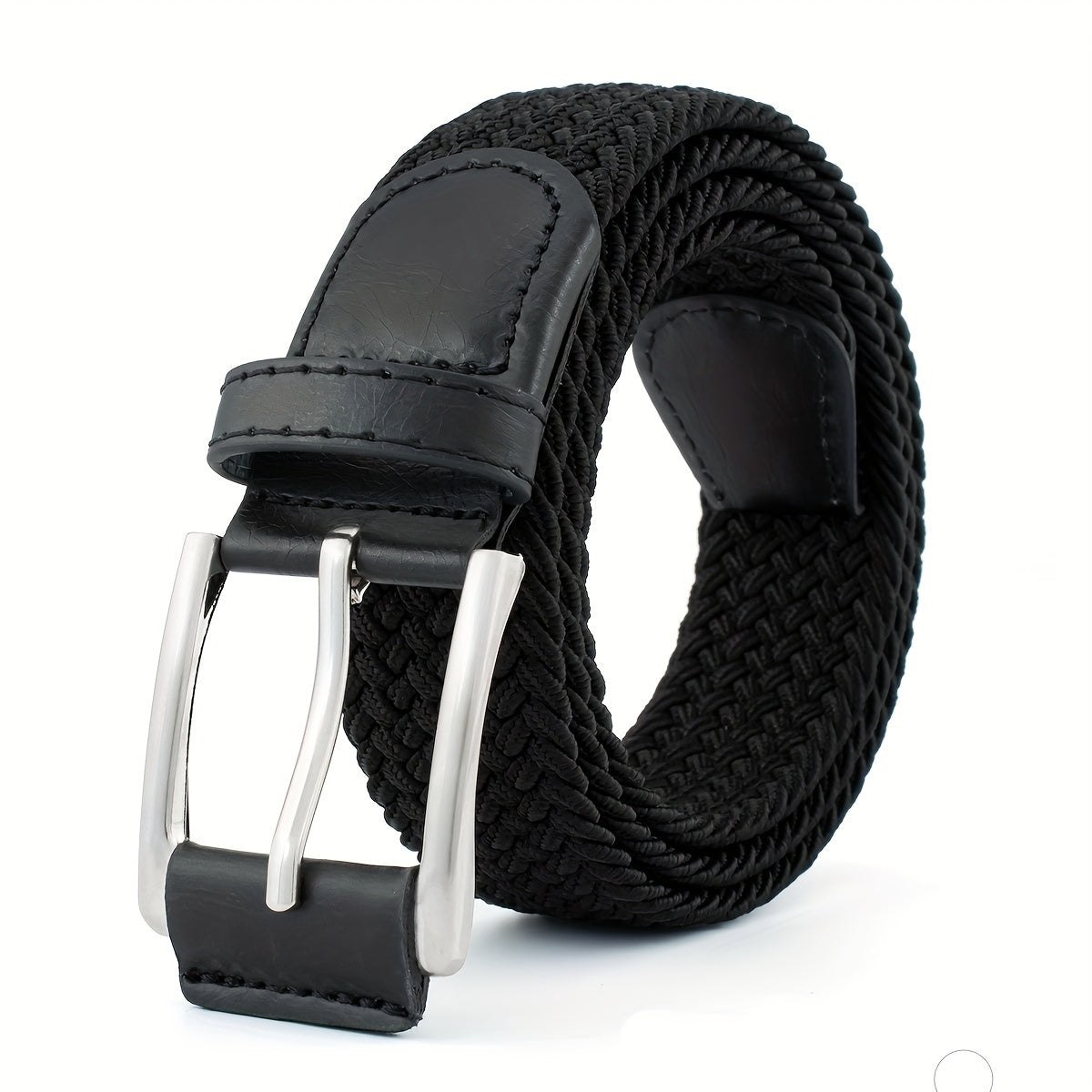 Cinturón trenzado ajustable para hombre