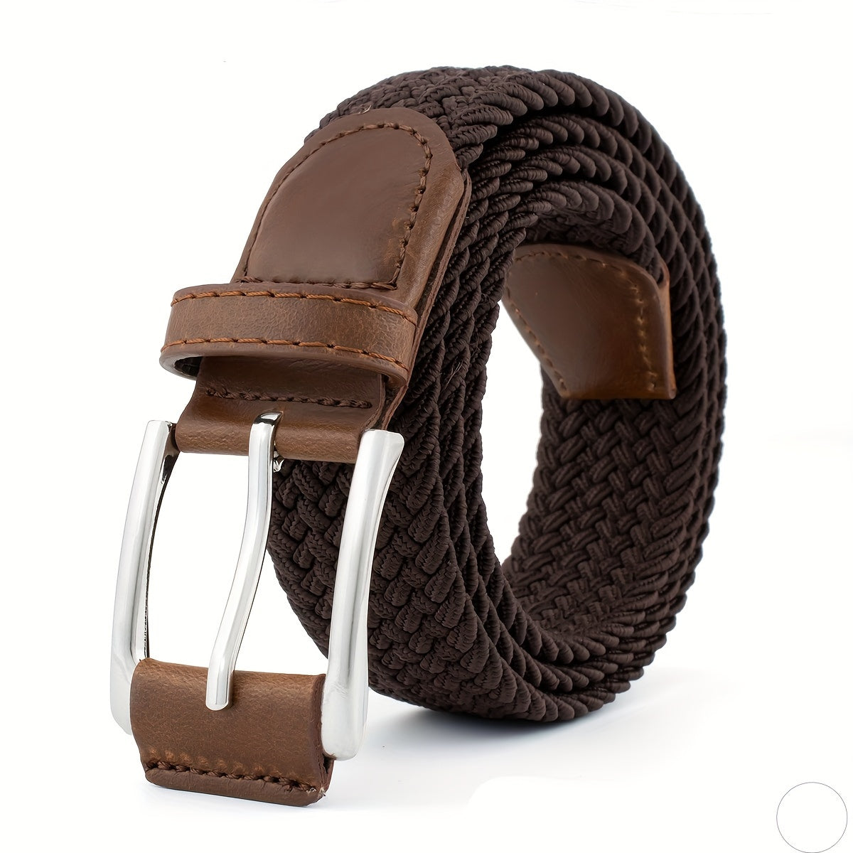 Cinturón trenzado ajustable para hombre