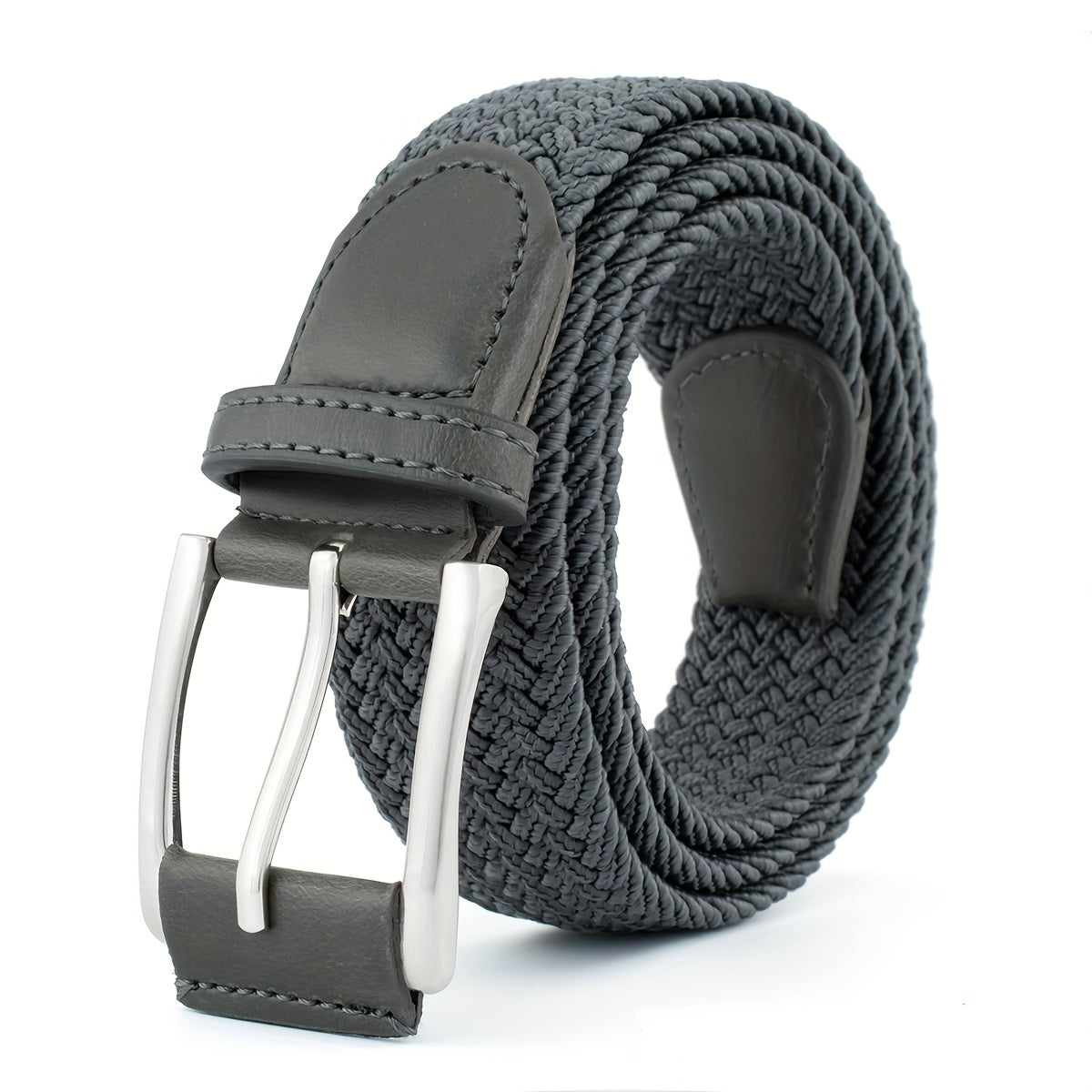 Cinturón trenzado ajustable para hombre