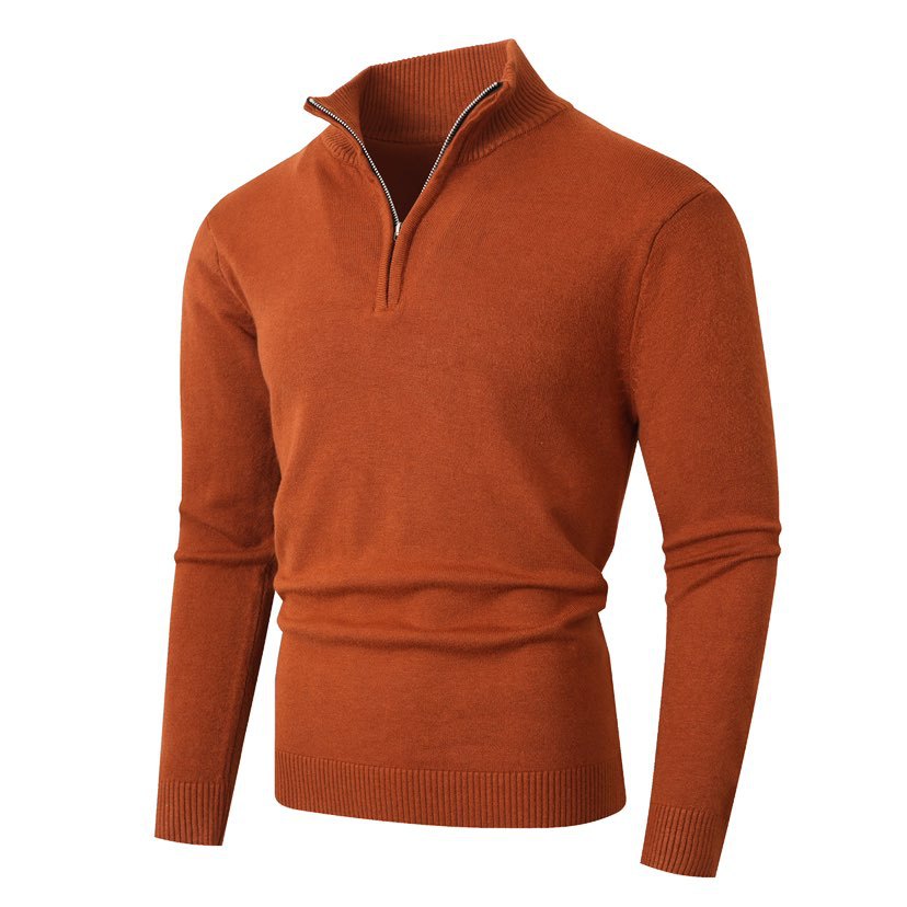 Suéter con cremallera para hombre